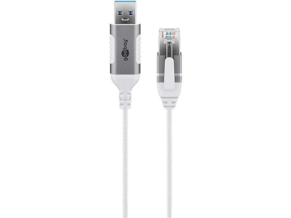 Goobay 74384 USB 3.0 type A to RJ45 2 m vit