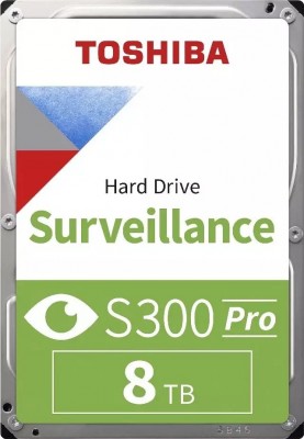 Toshiba S300 Pro hårddisk MD10ADA800V 8TB 3.5 Serial ATA-600 7200rpm