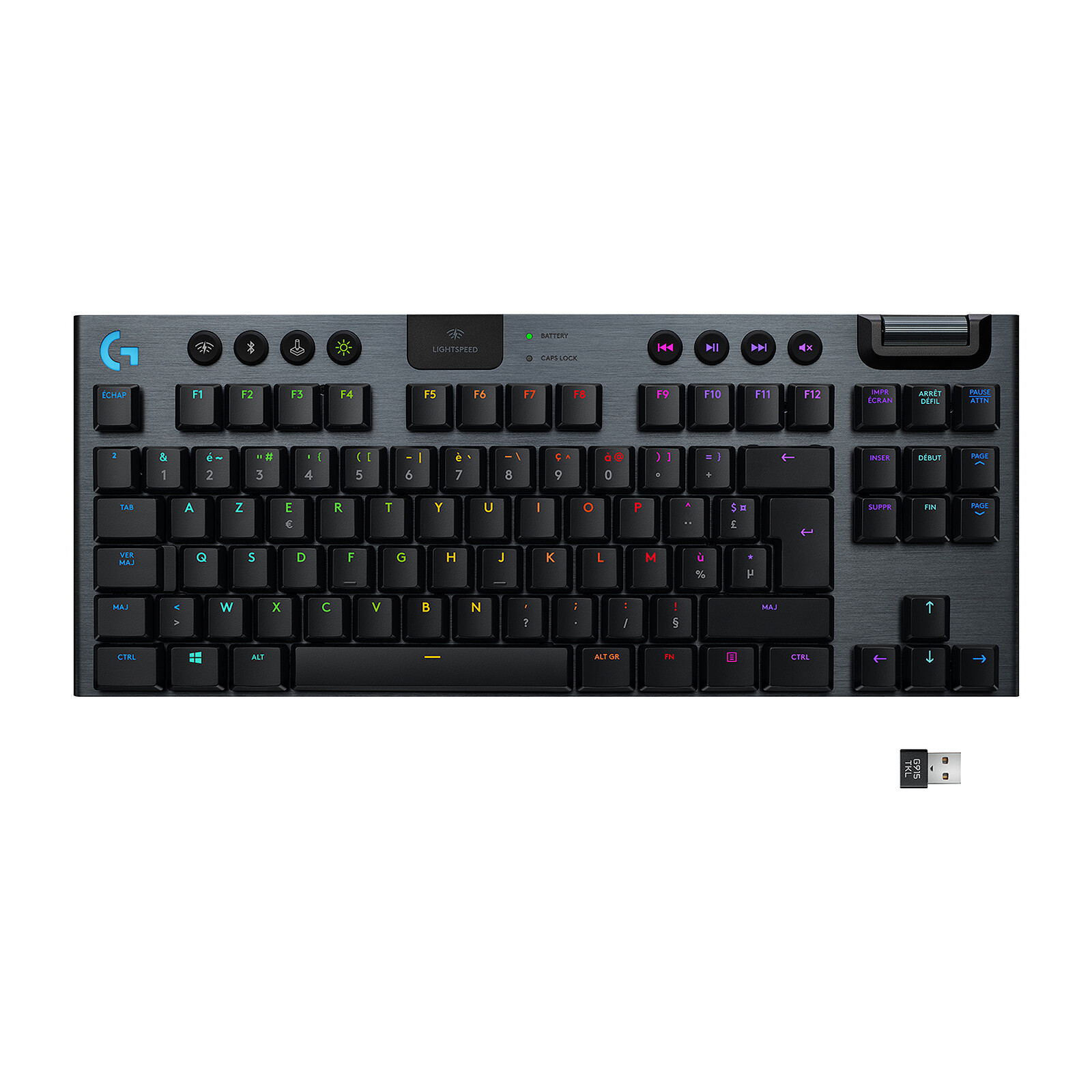 Logitech G G915 X tangentbord Mekanisk LIGHTSYNC trådlös Kablet US International