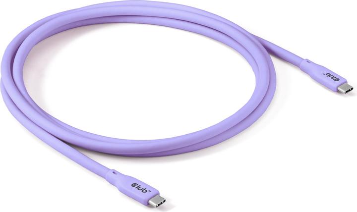 Club 3D USB Type-C kabel 2m lila