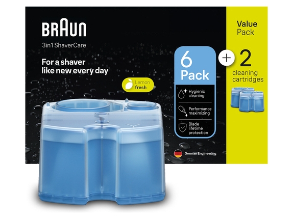 Braun 3-i-1 ShaverCare genopfyldningspatroner till SmartCare 8 st