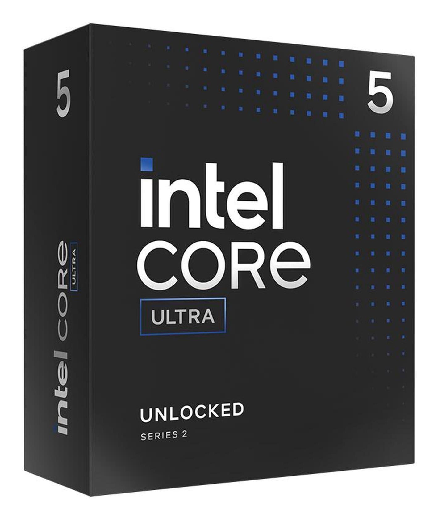 Intel Core Ultra 5-245K Arrow Lake CPU - 5.2GHz 14-kerne - LGA1851 - Intel Boxed without heatsink/fan