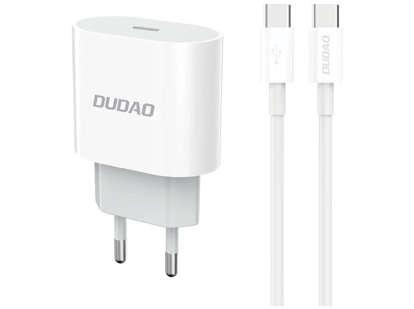 Dudao A14EUC Adapter 20Watt (1m USB-C to USB-C cable included) vit