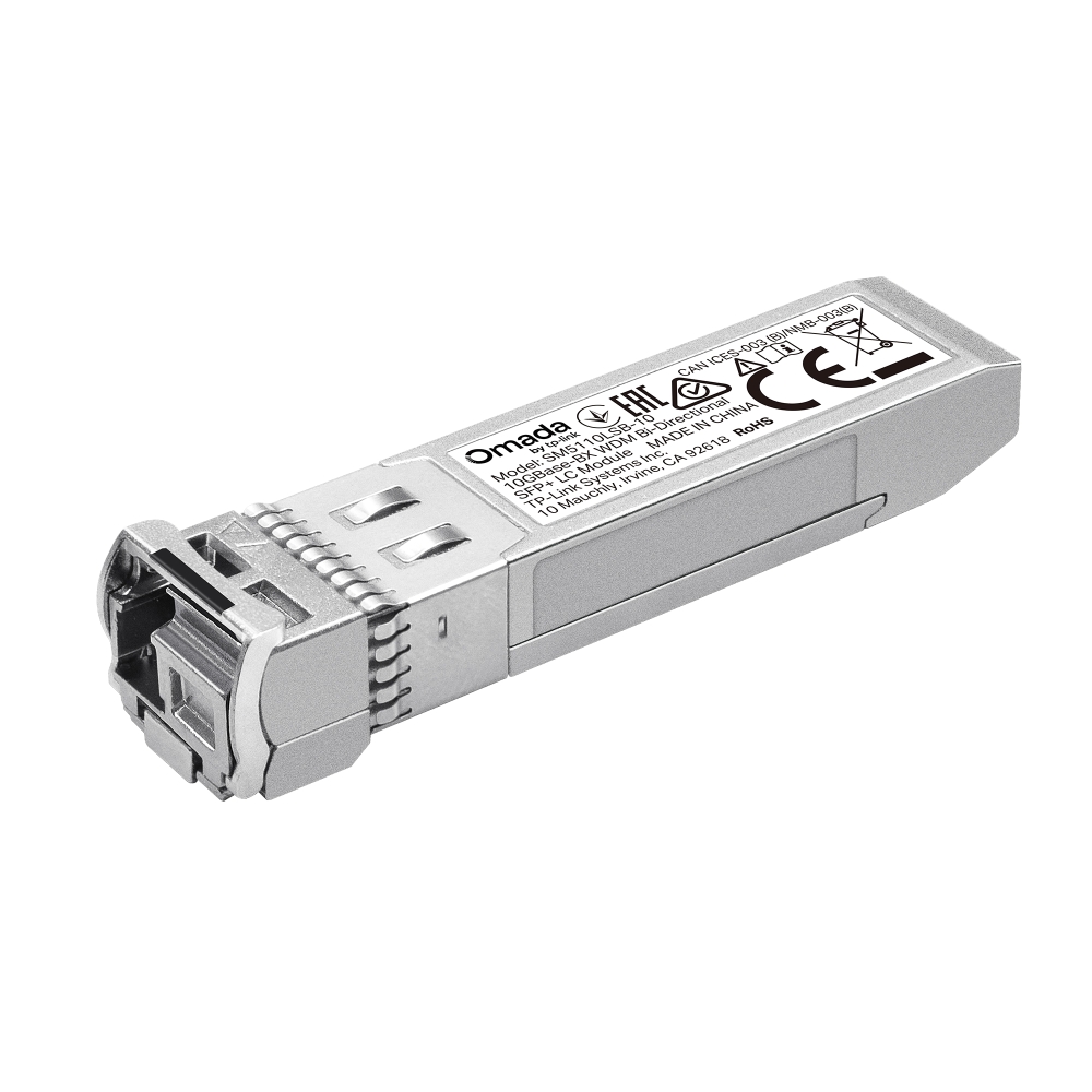TP-Link Omada SM5110LSB-10 V1 SFP+ transceiver modul 10 Gigabit Ethernet