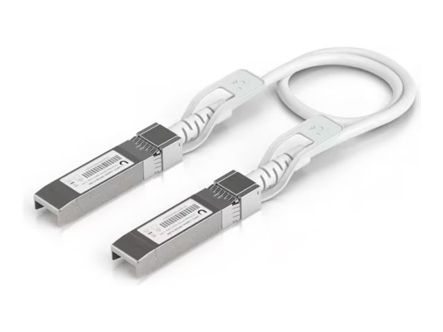 Ubiquiti UniFi 30cm 25GBase-kabel till direkte påsätning vit