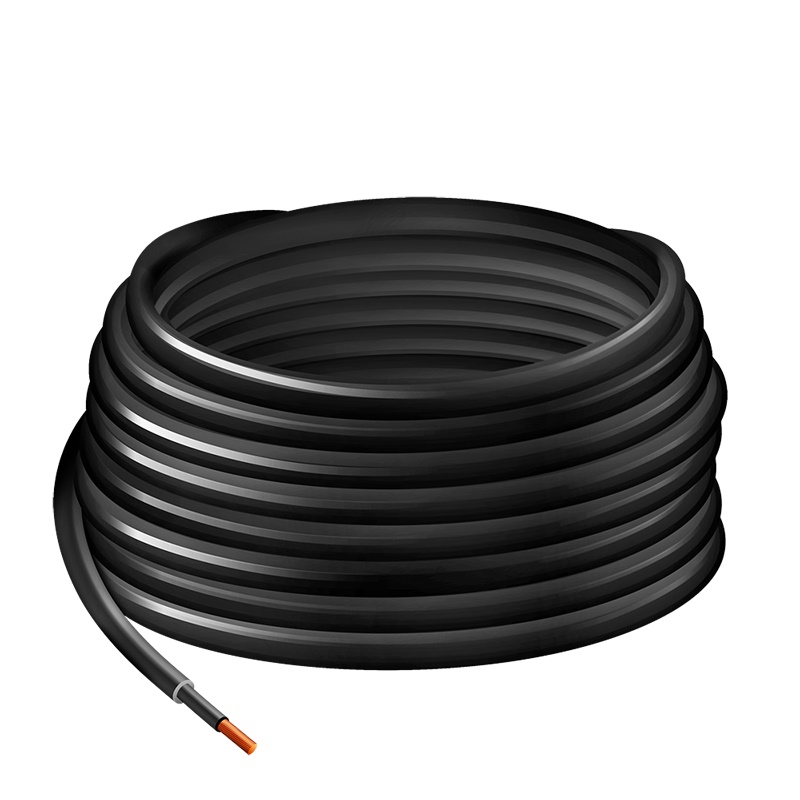 LogiLink Solcelle installationskabel H1Z2Z2-K 6 mm² 25m svart
