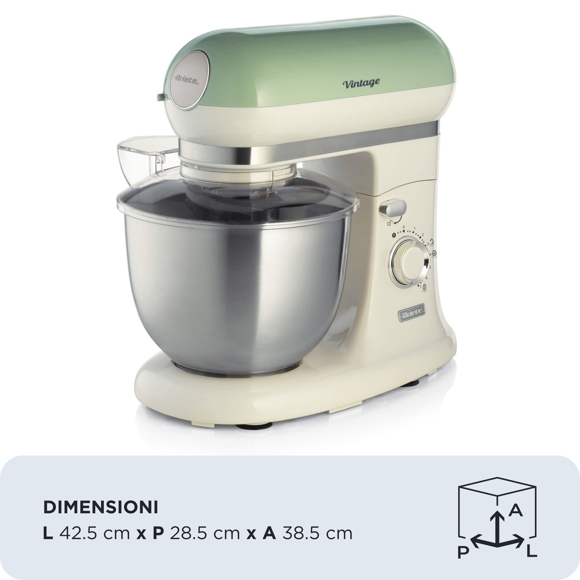 Ariete 1588/0P Kökkenmaskine 5,5l 2400W Gul