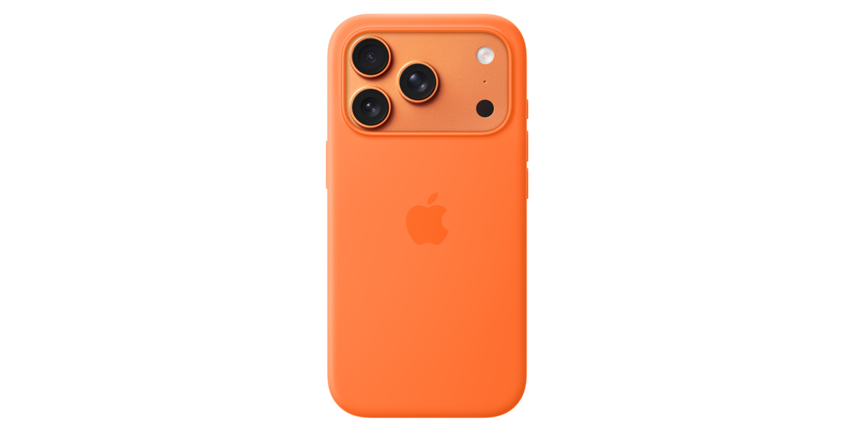 Apple Skal Silicone Orange Apple iPhone 17 Pro Max