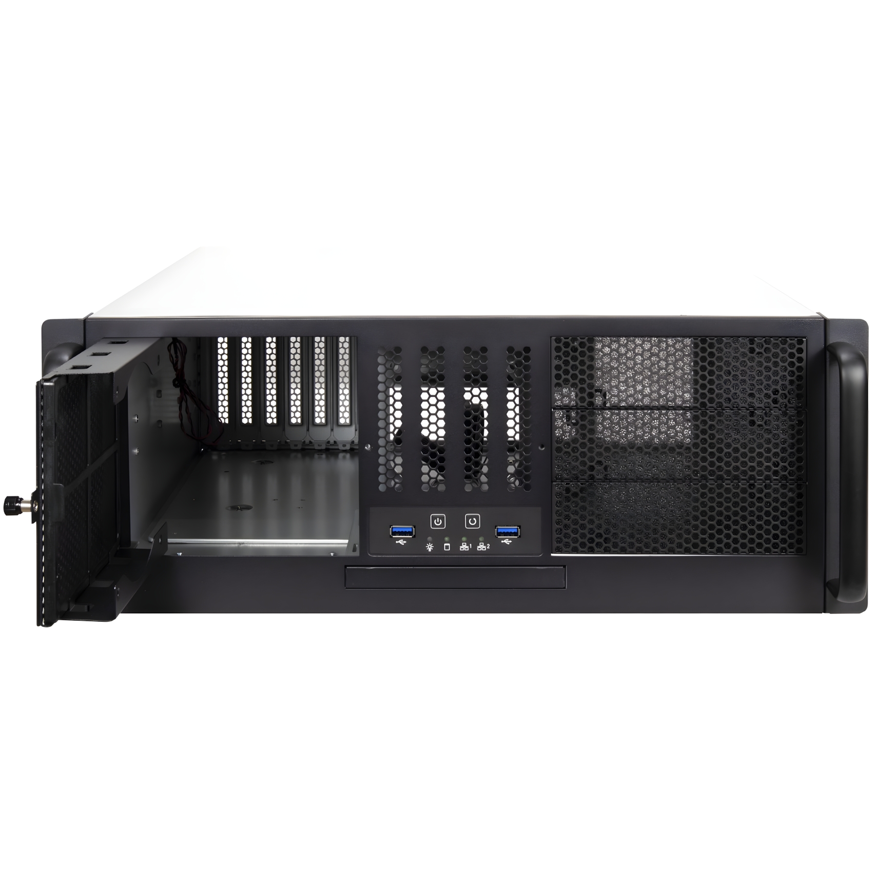 Inter-Tech IPC 4U-47045 4U Rackversion E-ATX svart