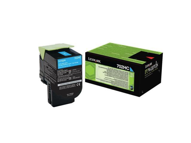 Lexmark 702HC Cyan 3000 sidor Toner 70C2HC0