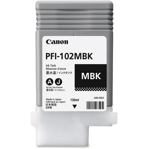 Canon PFI 102 MBK Mat svart bläckbehållare 0894B001