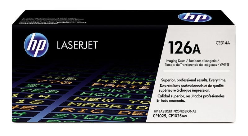 HP 126A Gul Cyan Magenta 1000 sidor Toner CF341A
