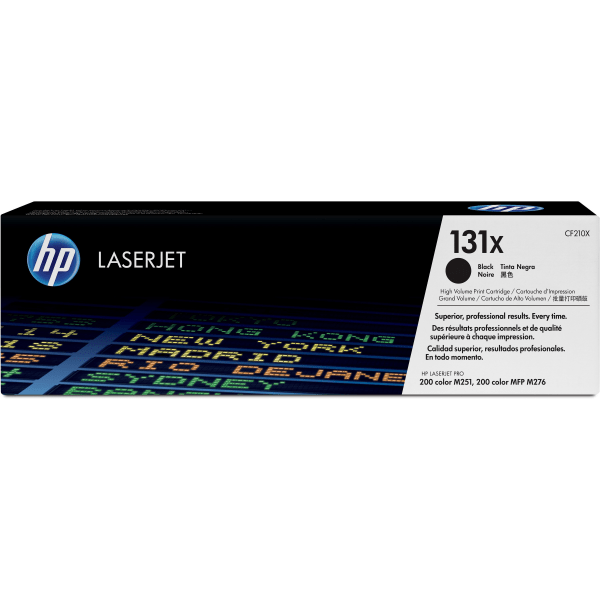 HP 131x svart 2400 sidor Toner CF210X