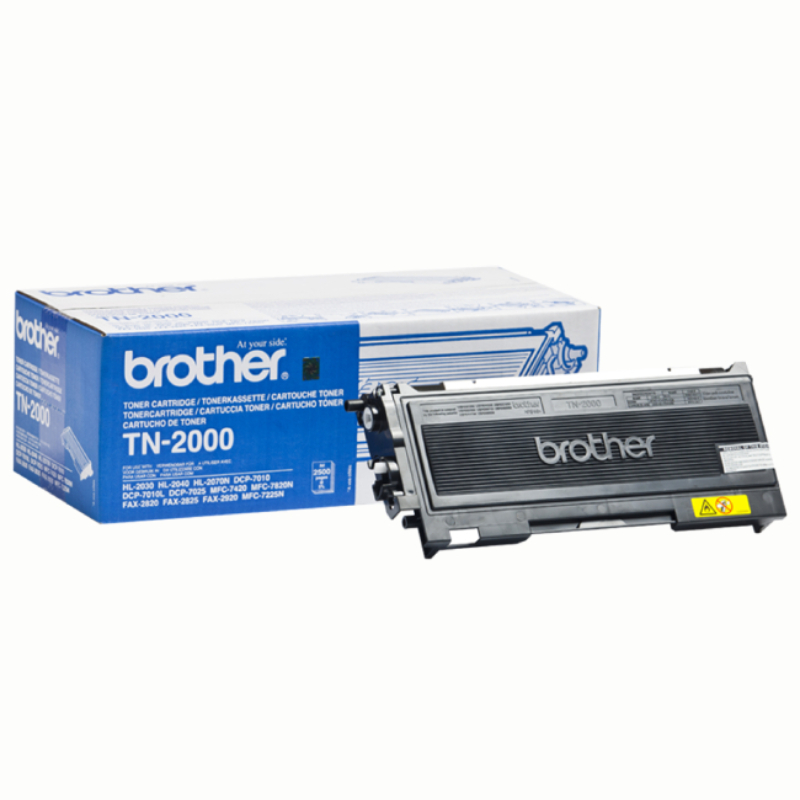 Brother TN 2000 svart 2500 sidor Toner