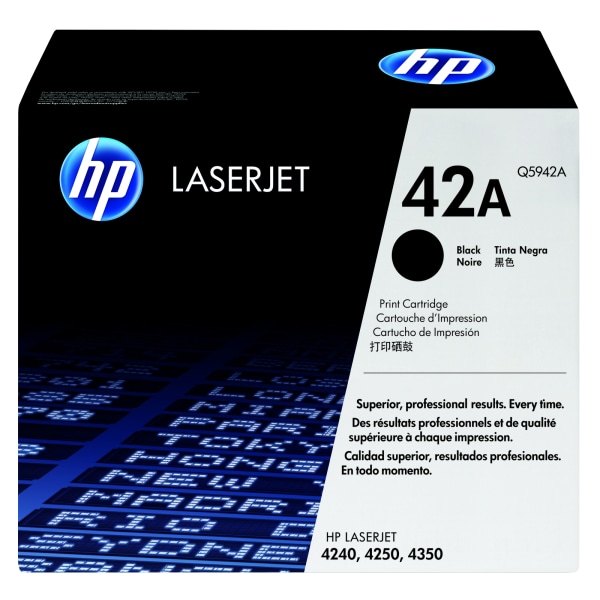 HP 42A svart 10000 sidor Toner Q5942A