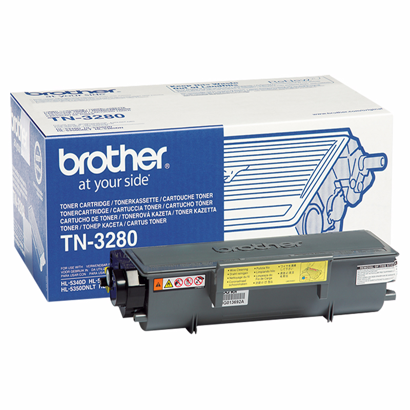 Brother TN 3280 svart 8000 sidor Toner