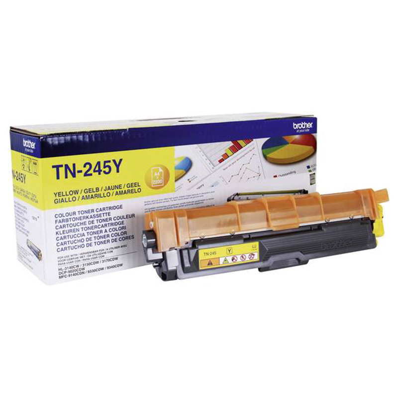 Brother TN 245Y Gul 2200 sidor Toner