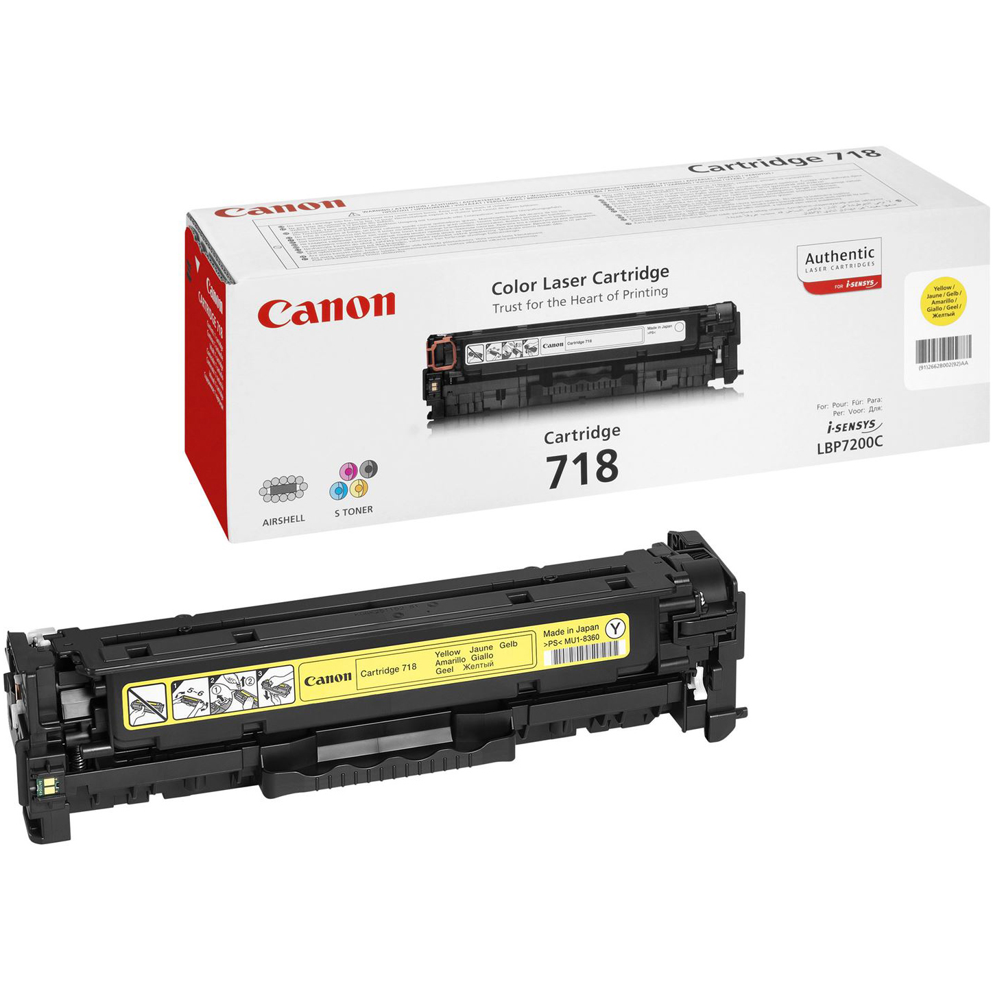 Canon 718 Yellow Gul 2900 sidor Toner 2659B002