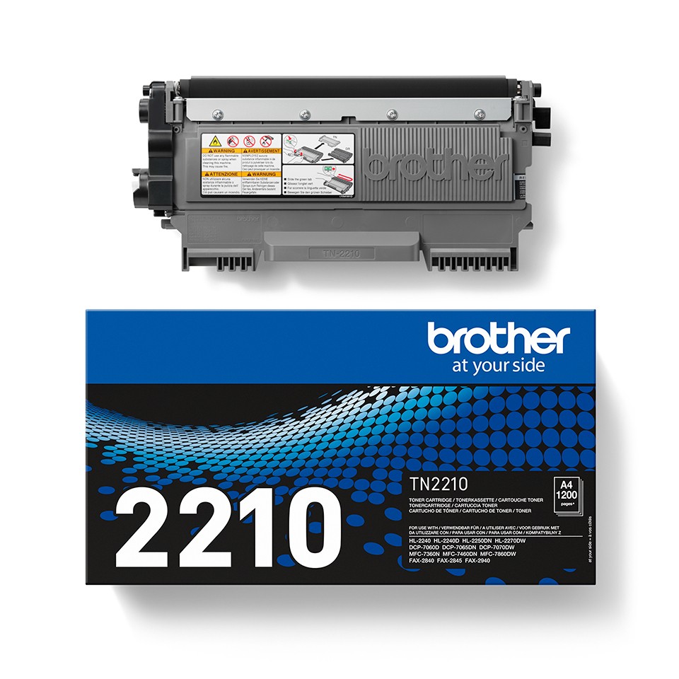 Brother TN 2210 svart 1200 sidor Toner