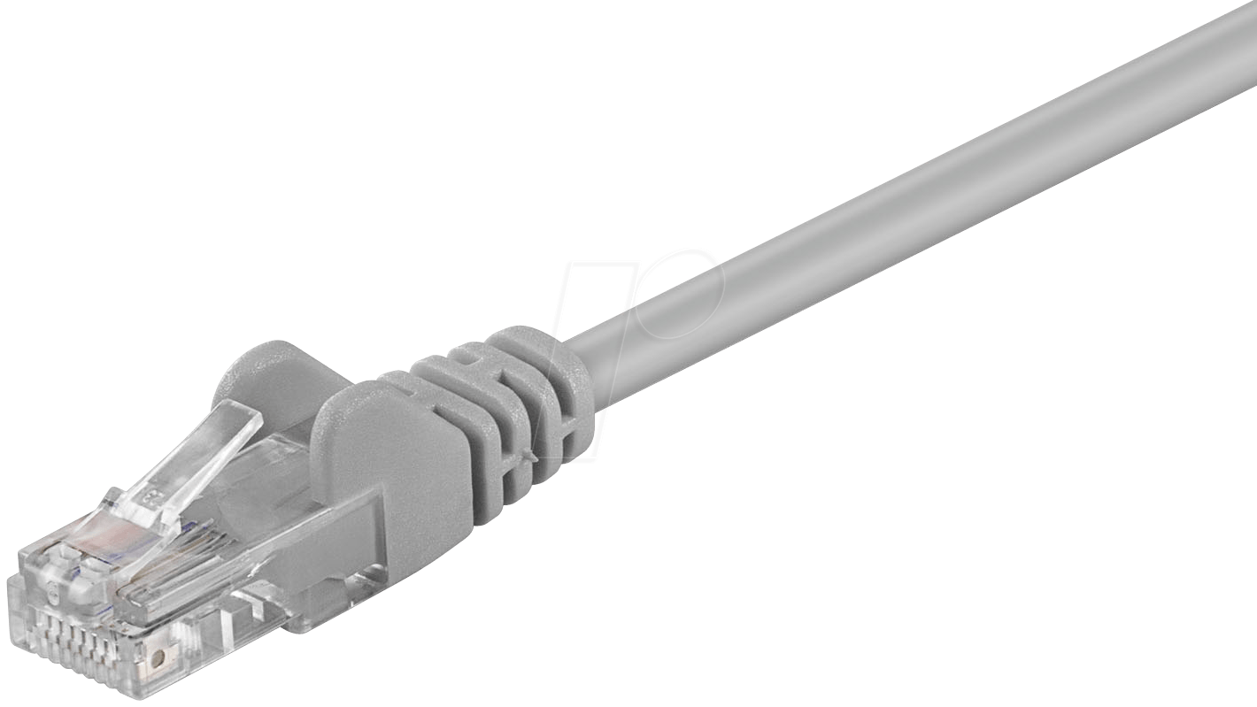 Goobay RJ45 CAT 5e U/UTP CCA 2m Grey