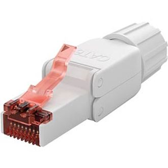 Goobay RJ 45 UTP 0,5 meter uskärmet röd