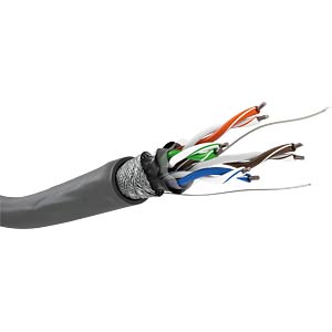 Goobay RJ45 CAT 5e S/FTP CCA 100m Grey (Solid)
