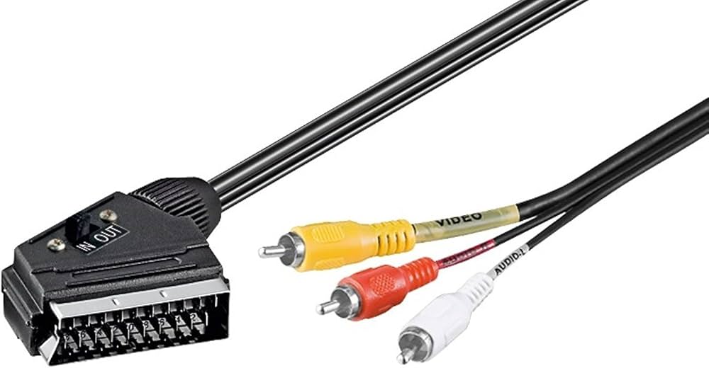 M-CAB Videoadapterkabel 2m svart