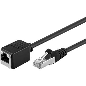 Goobay RJ45 CAT 5e F/UTP 3m Black