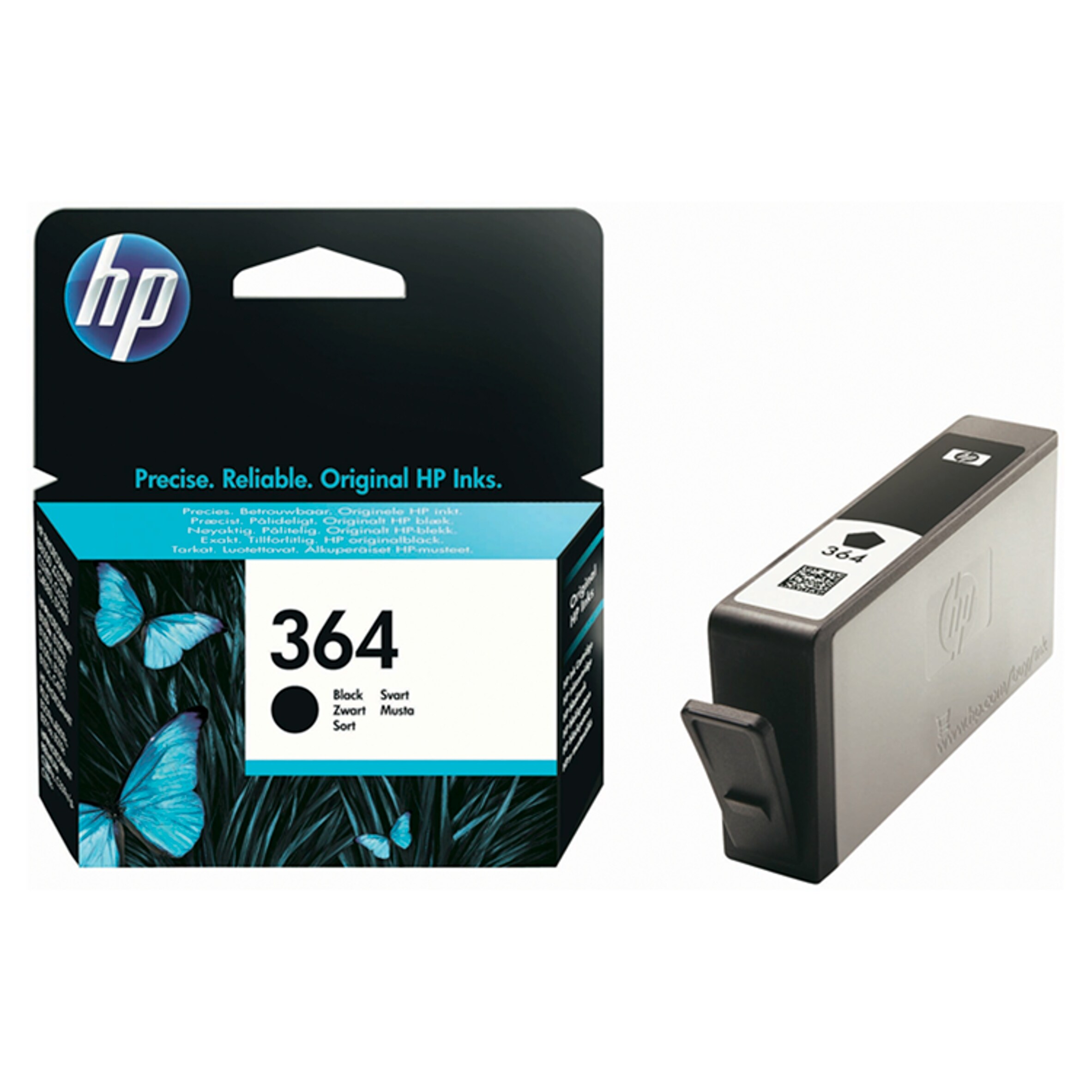 HP 364 svart 250 sidor bläck CB316EE