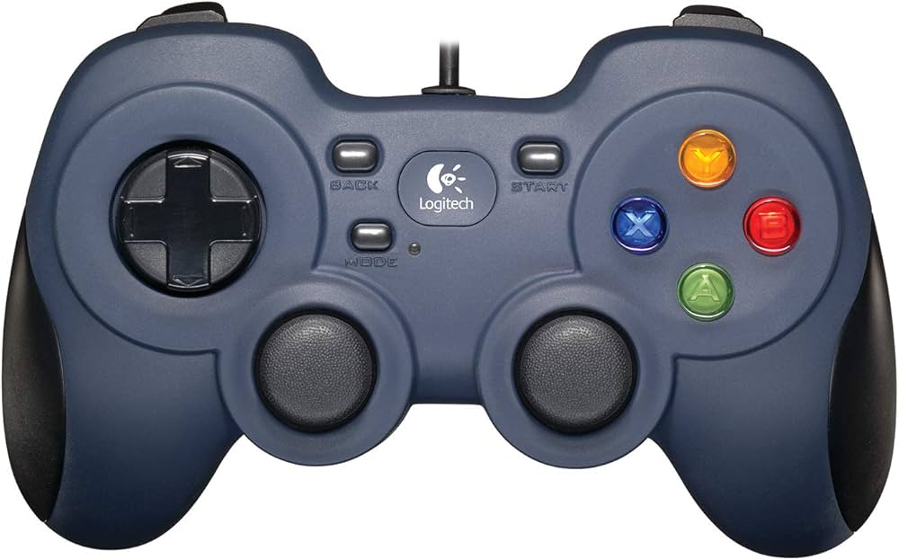 Logitech Gamepad F310 Controller svart Blå