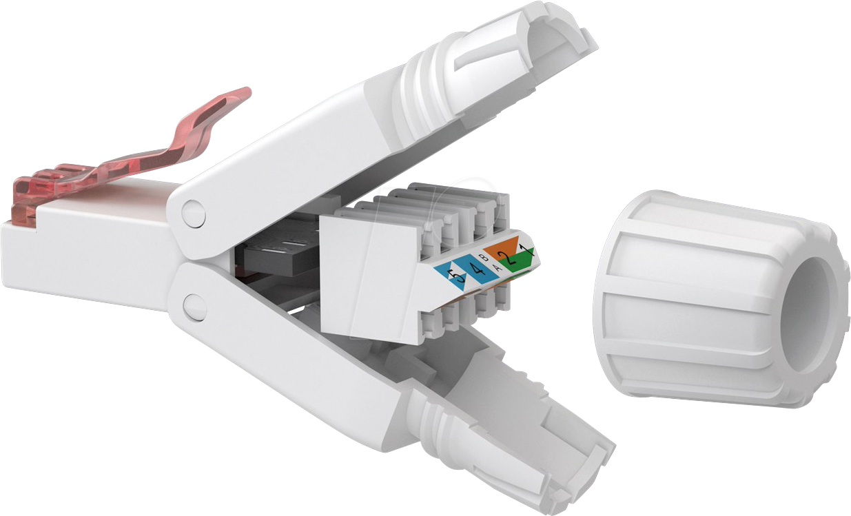 Goobay RJ45 CAT6 UTP 20M Uskärmet flad vit