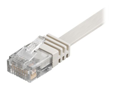 Goobay RJ45 CAT6 UTP 3M Uskärmet flad vit