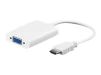 goobay Video / ljud adapter 2.5cm vit