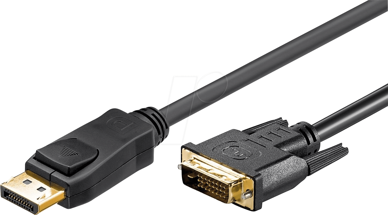 Goobay DisplayPort > DVI-D 1.2 1m Black