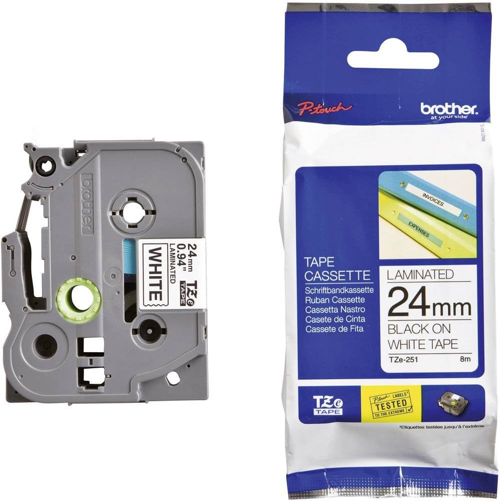 Brother TZe 251 Lamineret bånd (2,4 cm x 8 m) 1kassette(r)