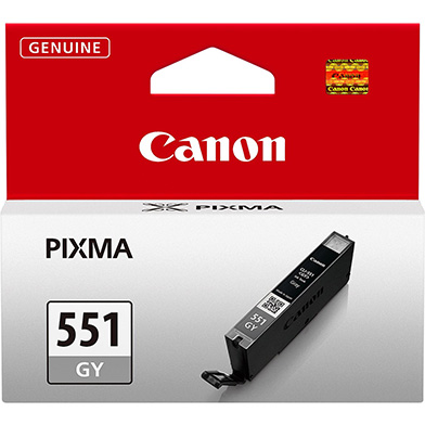 Canon CLI 551GY Grå 125 sidor bläckbehållare 6512B001