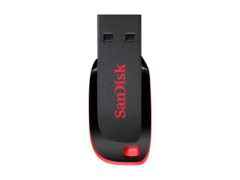 SanDisk Cruzer Blade 64GB USB 2.0 USB stick svart röd