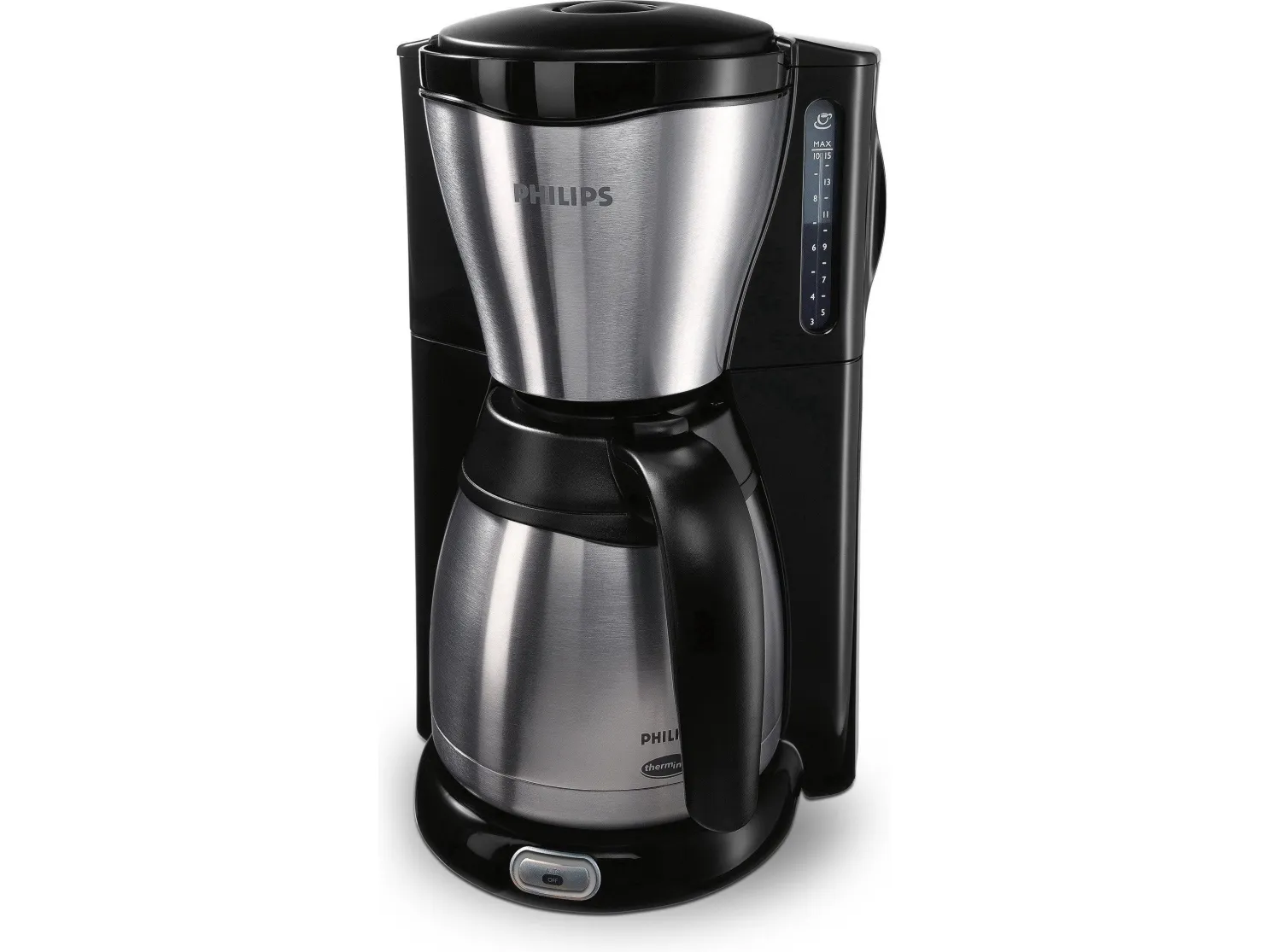 Philips Café Gaia HD7546 Kaffemaskine Metal/svart