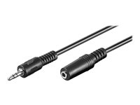goobay AVK 181-0300 Förlängningskabel till audio svart