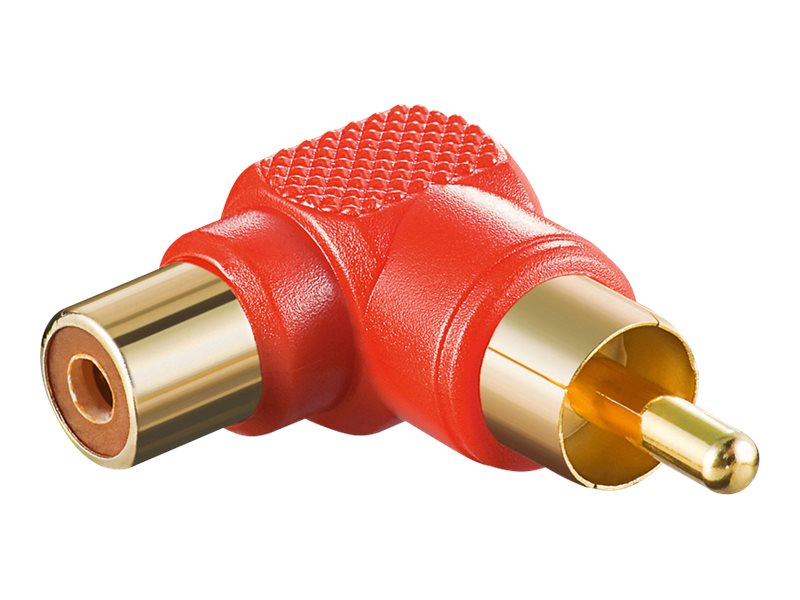 goobay A 195 R ljud adapter röd