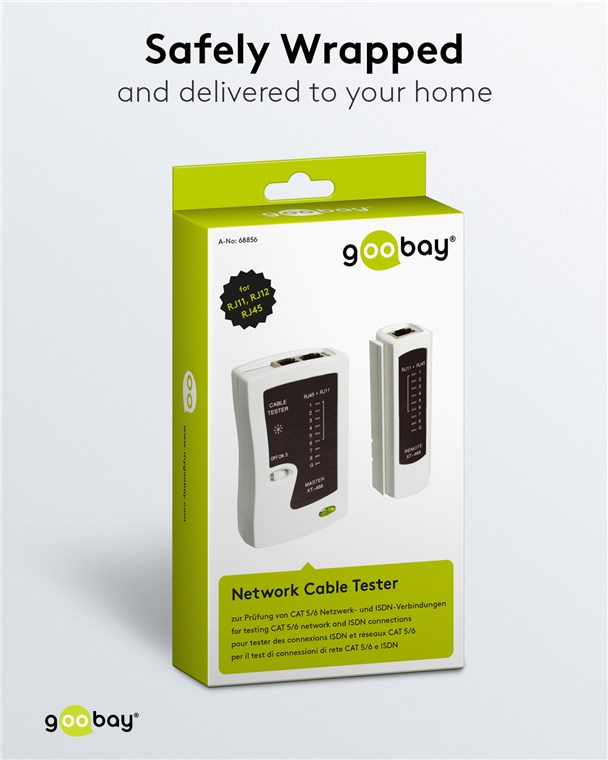 goobay Network Cable Tester Netvärkstestersät