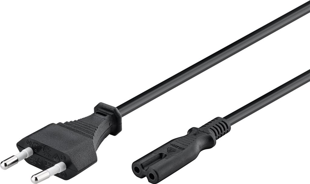 goobay Strömkabel 1.8m svart