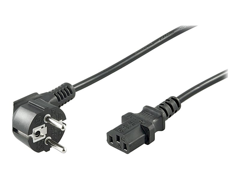 Ström kabel Standard 230V Vinklet 1,5m