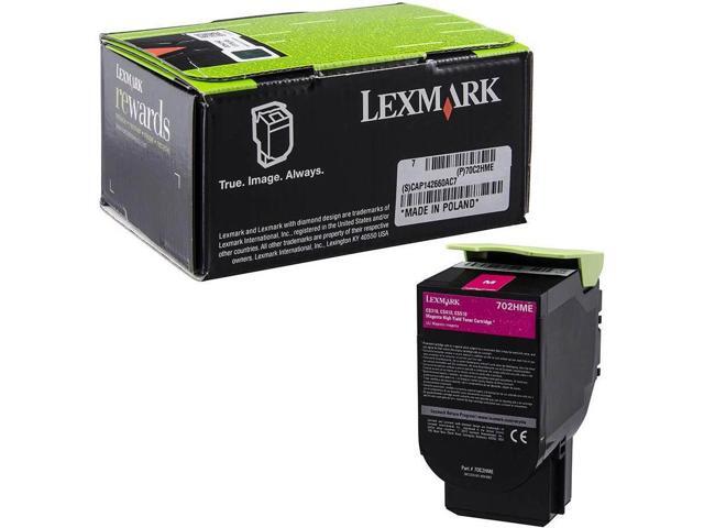 Lexmark 702HME Magenta 3000 sidor Toner 70C2HME