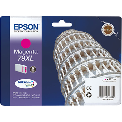 Epson 79XL Magenta 2000 sidor bläck C13T79034010