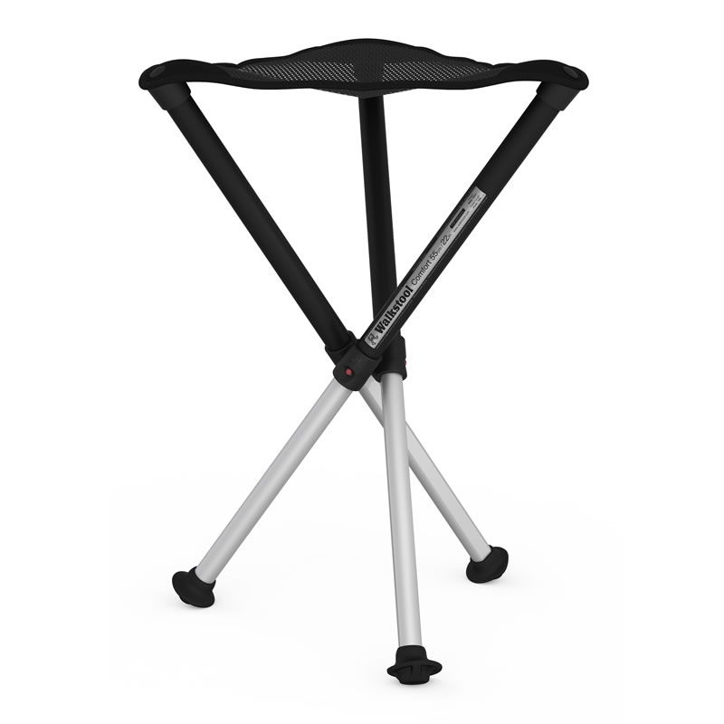 Walkstool Comfort 55 Campingstol 3 ben svart