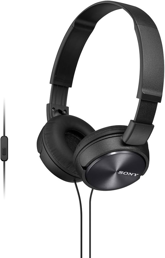 Sony MDR ZX310AP Kablet Hörlurar svart
