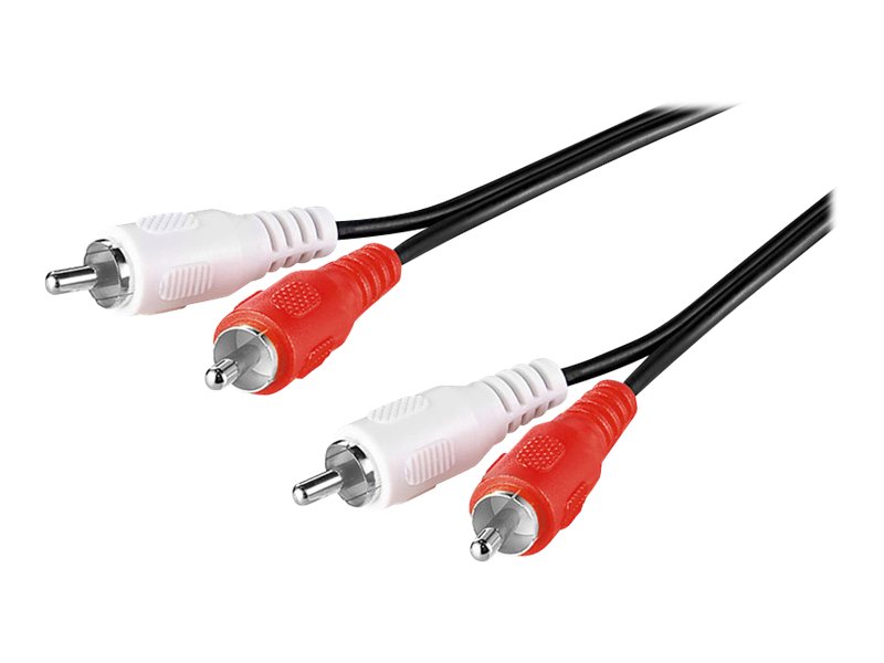goobay AVK 128-0050 Audiokabel svart