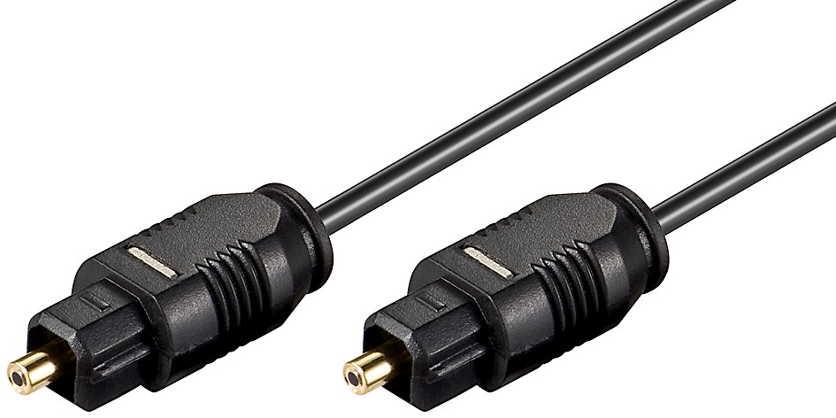 goobay Digital lydkabel (optisk) svart