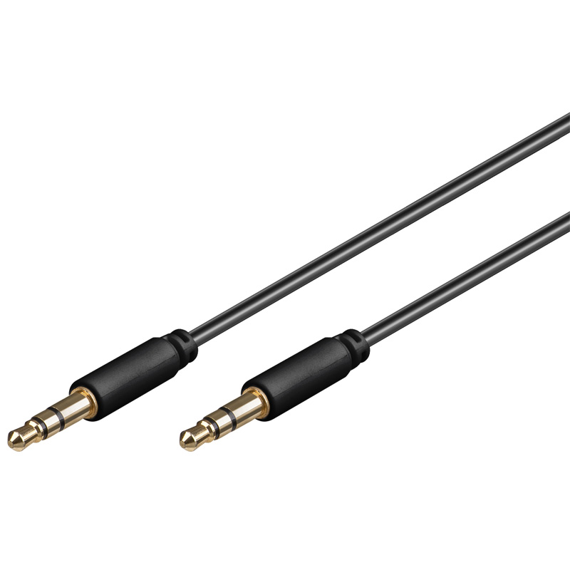 goobay Audiokabel svart